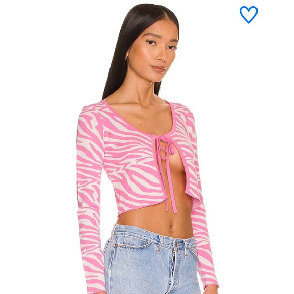 Superdown Maime Tie Front Cardigan - Picture 4 of 7